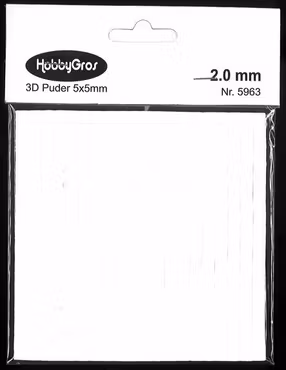 3D foam kuddar 2 mm