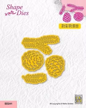 Nellie Snellen Shape dies "Pine Cones"