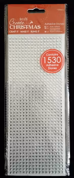 Docrafts - Adhesive Stones (1530pcs) - Silver