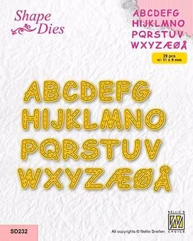 Nellie Snellen Dies - "Stitched Alphabet"