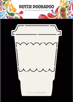 Dutch Doobadoo Mask - Card Art “Coffee Mug”