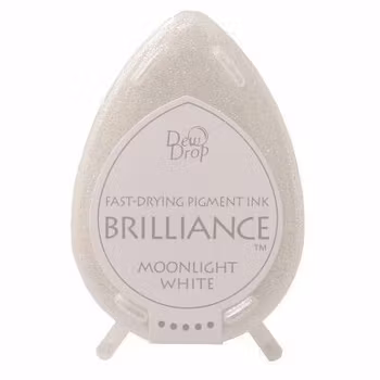 Tsukineko Brilliance Pearlescent Moonlight White