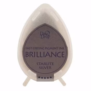 Tsukineko Brilliance Pearlescent Starlite Silver