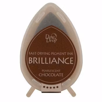 Tsukineko Brilliance Pearlescent Chocolate