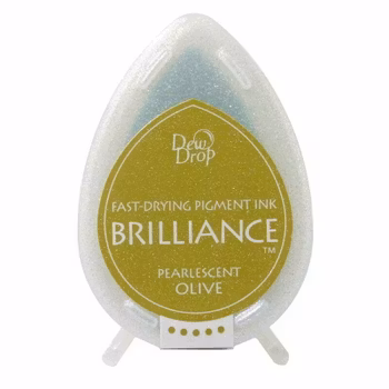 Tsukineko Brilliance Pearlescent Olive