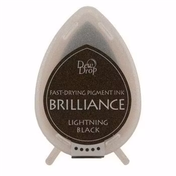 Tsukineko Brilliance Pearlescent Lightning Black