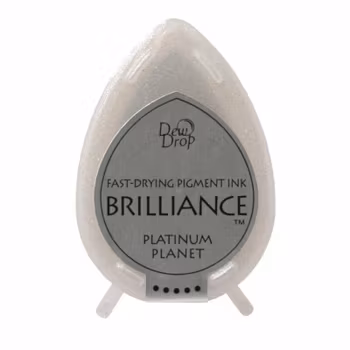 Tsukineko Brilliance Pearlescent Platinum Planet