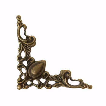 Metallhörna Tringle Findings Antique Bronze 8 st