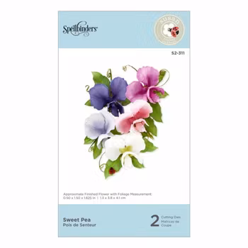 Spellbinders - Sweet Pea Etched Dies