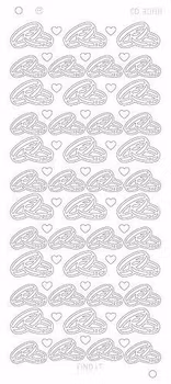 Stickers Wedding Rings Platinum - Gold