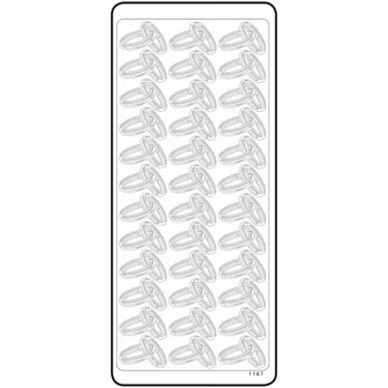 Stickers Wedding Rings - Gold