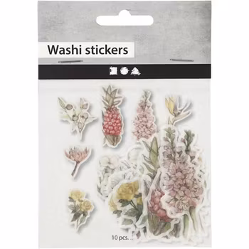 Creotime Washi Stickers Blommor