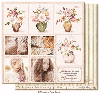 Maja Design - Autumn Poem Cards 12x12"