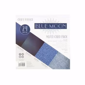 Tonic Studios Craft Perfect 6x6 Card Packs "Blue Moon"