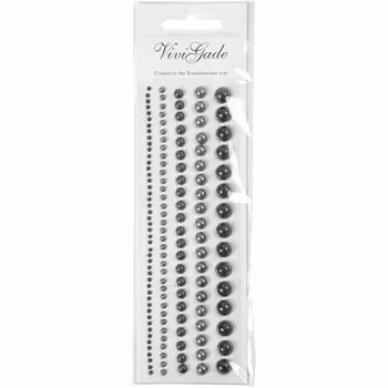 Vivi Gade - Half Pearls - Antracite Grey / Black