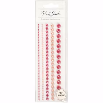 Vivi Gade - Half Pearls - Pink