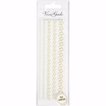 Vivi Gade - Half Pearls - White