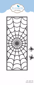 Elizabeth Craft Designs Dies - Spider Web Slimline Background