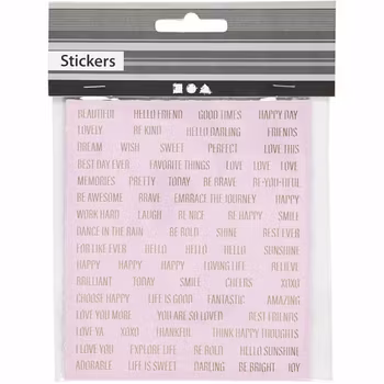 Creotime - Deco Stickers - Words