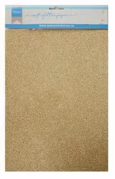 Marianne Design - Glitterpapper A4 - Gold