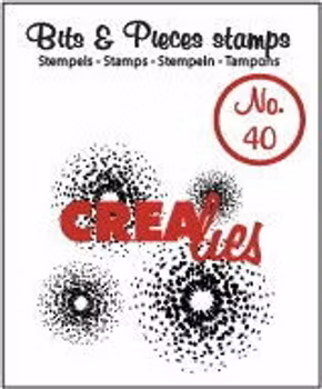 Crealies Clearstamp - Bits & Pieces No 40