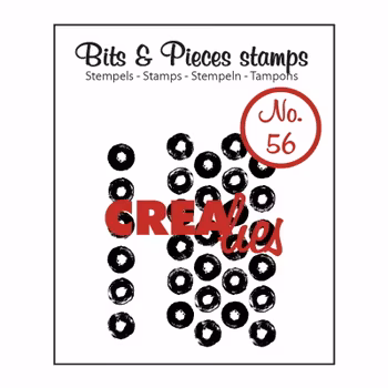 Crealies Clearstamp - Grunge Big Dots