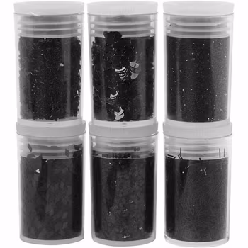 Creotime - Glitter & Paljetter Svart