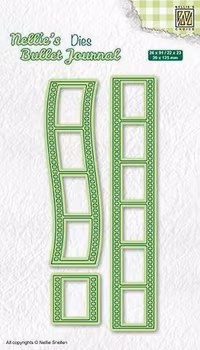 Nellie's Bullet Journal Dies "Filmstrip Dies"