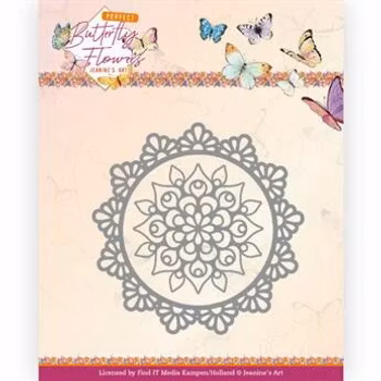 Jeanine's Art Dies Perfect Butterfly Flowers - Flower Circle