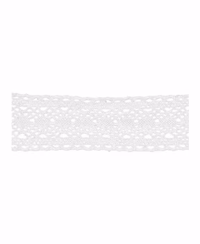 Spetsband Vit 30mm