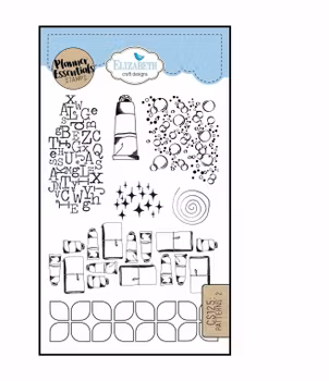 Elizabeth Craft Designs Clearstamps - Patterns 2