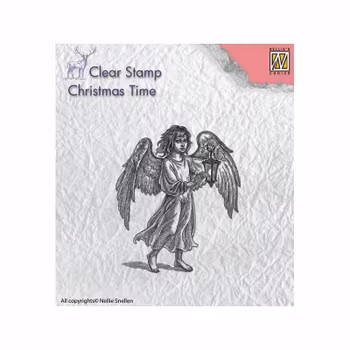 Nellie Snellen Clearstamp - Angel with Lantern