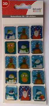 Artemio 3D stickers