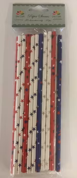 Dixi Craft Paper Straws with stars