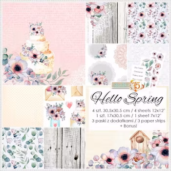 Studio 75 - Hello Spring Paperpad 12 x 12