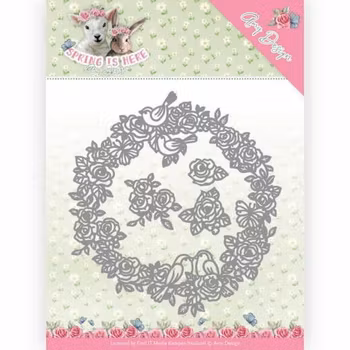 Amy Design Dies - Spring is here - Circle of Roses