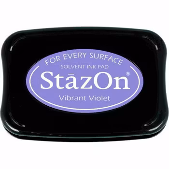 Staz On Solvent Ink Pad - Vibrant Violet