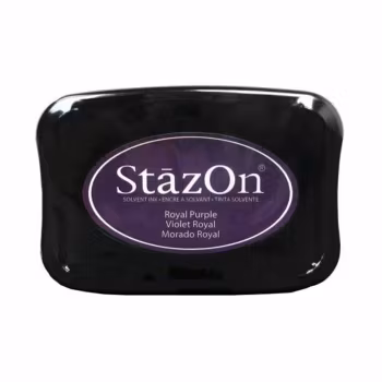 Staz On Solvent Ink Pad - Royal Purple