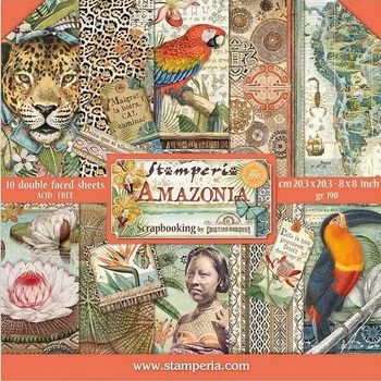 Stamperia - Amazonia - Block 12 x 12