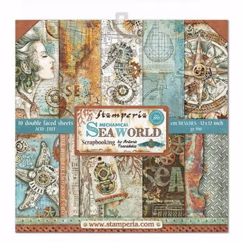 Stamperia - Mechanical Sea World - Block 12 x 12