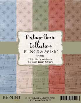 Reprint Paperpad 6' x 6' - Vintage Basic Collection