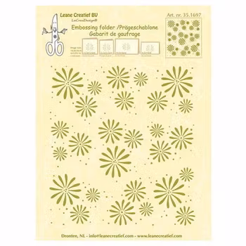 Leane Creatief BV Embossingfolder - Flowers