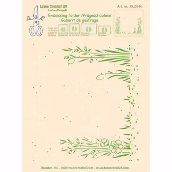 Leane Creatief BV Embossingfolder - Background Garden