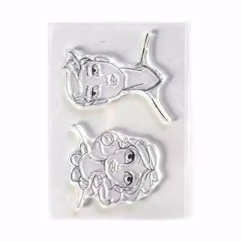 Elizabeth Craft Designs Clearstamps - Lady & Gentleman