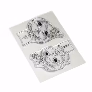 Elizabeth Craft Designs Clearstamps - Floral Girls