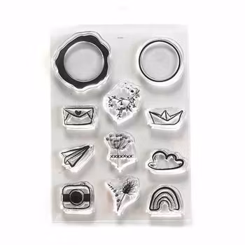 Elizabeth Craft Designs Clearstamps - Seal Embellishments