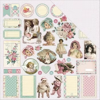 ScrapBerry's - Mother's Treasure Collection - Button & Bonnets