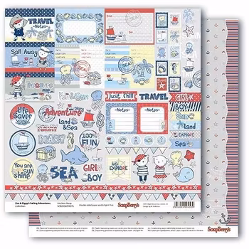 ScrapBerry's - Zoe & Ziggy's Sailing Adventures Collection - Anchors Away