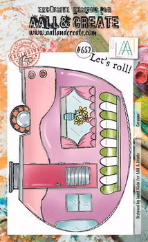 Aall and Create Stamp Set A6 Caravan