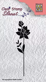 Nellie Snellen Clearstamp - Flower - 11